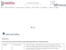 Tablet Screenshot of polskieklastry.org